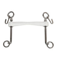 Produktbild von Inno Sense Weymouth Kandarengebiss TRM Non Fixed-Mullen aus Kunststoff Weiß 20mm