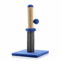 Produktbild von InnovaGoods Miausage Kratzstangen-Massagepfosten für Katzen mit Sisalstangen und Plüschball
