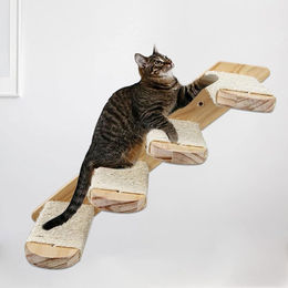Inovra Kratzbrett aus Holz für Katzen zum Klettern – Bild 1 von 2