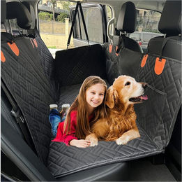 Insma Autoschondecke für Hunde wasserdicht und kratzfest aus Oxford-Gewebe 132x160cm – Bild 1 von 5