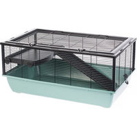 Produktbild von Interzoo Bob Nagerkäfig aus Kunststoff für Hamster und Meerschweinchen Grün 78 cm
