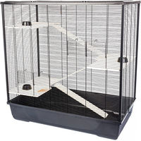 Produktbild von INTERZOO Davis Holzkäfig für Nager 100 cm Schwarz