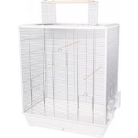 Produktbild von INTERZOO Fiona XL Vogelkäfig aus Draht in Weiß 78 cm