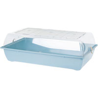 Produktbild von Interzoo Hamsterkäfig Big Alex Empty Coastal aus Kunststoff in Blau Transparent L 78 x B 48 x H 26,5 cm