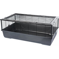 Produktbild von Interzoo Nagerkäfig für Nagetiere aus Draht Schwarz 100 cm