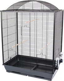 INTERZOO Nicola XL Vogelkäfig aus Metall Schwarz 78 cm – Bild 1 von 1