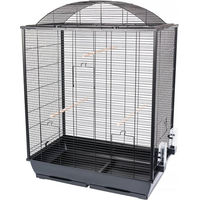 Produktbild von INTERZOO Nicola XL Vogelkäfig aus Metall Schwarz 78 cm