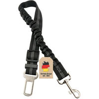 Produktbild von Intirilife Hunde-Sicherheitsgeschirr aus Nylon in Schwarz für alle Hunderassen