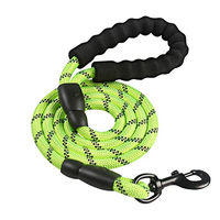 Produktbild von Intirilife Reflektierende Hundeleine aus Nylon in Grün 1,5 Meter - 1,5 m