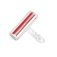 Produktbild von Intirilife Tierhaarentferner Fusselroller für Hunde und Katzen in Rot 20 x 5 cm wiederverwendbar