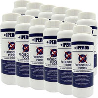 Produktbild von IPERON Flohschutz Puder zur Abwehr von Flöhen, Zecken und Milben für Haus- und Hoftiere 12 x 100 g