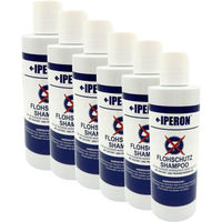 Produktbild von IPERON Flohschutz Shampoo zur Abwehr von Flöhen, Zecken und Milben für Hunde, Katzen und Nagetiere 6 x 200 ml