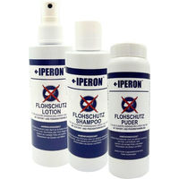 Produktbild von IPERON Flohschutz Trio Set mit Lotion 200 ml, Shampoo 200 ml und Puder 100 g