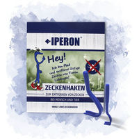 Produktbild von IPERON Zeckenhaken 2er Set mit 10 Stück zur Zeckenentfernung für Tiere