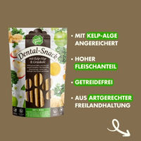 Produktbild von Irish Pure Dental-Snack Kelp + Grünkohl Vegan Getreidefrei 450g - 450 g