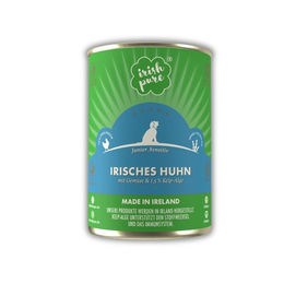 Irish Pure Hund Nassfutter Junior Irisches Huhn Getreidefrei 12 x 390g - 12 x 390 g – Bild 1 von 6