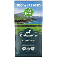 Produktbild von Irish Pure Hundefutter Adult mit Irischem Atlantik-Lachs, Gemüse & Kelp-Alge, getreidefrei, hypoallergen und monoprotein