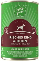 Irish Pure Hundenassfutter Rind und Huhn Stückchen in Sauce Getreidefrei Adult - 100 g – Bild 1 von 4