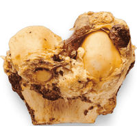 Produktbild von Irish Pure Kauknochen Roasted Half Knuckle getrockneter halber Rinderknöchel ohne Farb- und Aromastoffe sowie ohne Konservierungsstoffe