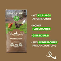Produktbild von Irish Pure Senior Trockenfutter für Hunde mit Freiland-Huhn, Gemüse und Kelp, getreidefrei und sensitiv, 1,5 kg - 1,5 kg