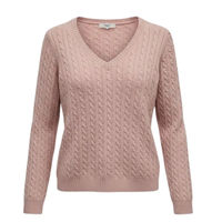 Produktbild von Isabell Werth Damen Pullover mit V-Ausschnitt aus Wolle in Sand/Beige