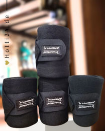 Produktbild von Isabell Werth Gamaschen Wickelbandagen 4er Set Schwarz aus Stoff