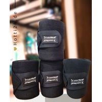 Produktbild von Isabell Werth Gamaschen Wickelbandagen 4er Set Schwarz aus Stoff