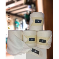 Produktbild von Isabell Werth Gamaschen Wickelbandagen Fleece 4er Set Champagner