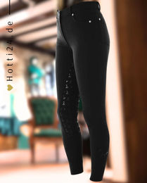 Produktbild von Isabell Werth Reithose FullGrip für Damen in Schwarz ganzjährig nutzbar
