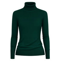 Produktbild von Isabell Werth Rollkragenpullover Trekking Green aus Wolle