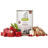 Produktbild von isegrim FOREST Hundefutter Nass Hirsch mit Topinambur, Preiselbeeren und Wildkräutern, Getreidefrei, 12 x 400 g - 12 x 400 g