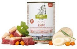 Produktbild von isegrim PRAIRIE Hundefutter Nass Ente mit Pastinaken Sanddornbeeren und Wildkräutern Stückchen in Sauce 12 x 800 g - 12 x 800 g