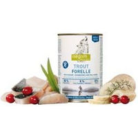 Produktbild von isegrim RIVER Hundefutter Nassforelle mit Pastinaken, Cranberries & Wildkräutern Stückchen in Sauce 12 x 800 g - 12 x 800 g
