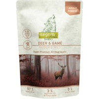 Produktbild von isegrim Roots FOREST Hundefutter Nass Hirsch und Wild Monoprotein Stückchen in Sauce 14 x 410 g - 14 x 410 g