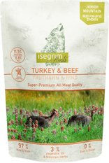 Produktbild von isegrim Roots Junior Hundefutter Nass Truthahn und Rind Stückchen in Sauce 35 x 410 g - 35 x 410 g