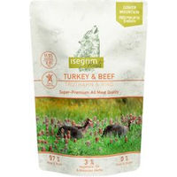 Produktbild von isegrim Roots Junior Hundefutter Nass Truthahn und Rind Stückchen in Sauce 35 x 410 g - 35 x 410 g