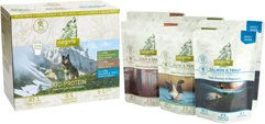 Produktbild von isegrim Roots Nassfutter für Hunde Multipack 12 x 410 g getreidefrei und glutenfrei mit Ente Hirsch Wild Lachs oder Forelle - 12 x 410 g