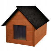 Produktbild von Isolierte Hundehütte und Katzenhütte aus Holz Woodok Buda XL Braun Waterproof