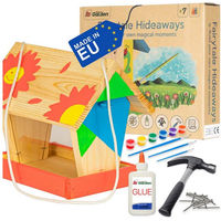 Produktbild von ITA DIY Vogelhaus Bastelset aus FSC Holz zum Zusammenbauen und Bemalen für Kinder