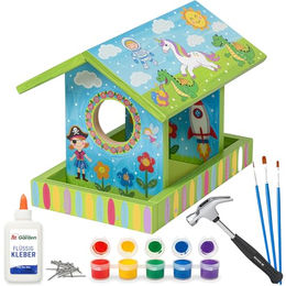 ITA DIY Vogelhaus BirdieBuffet aus Holz zum Zusammenbauen und Bemalen FSC Bastelset für Kinder – Bild 1 von 7