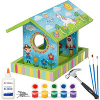 Produktbild von ITA DIY Vogelhaus BirdieBuffet aus Holz zum Zusammenbauen und Bemalen FSC Bastelset für Kinder