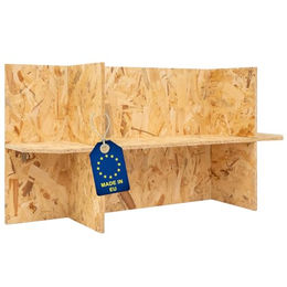 ITA Unterschrank für Terrarien aus Holz 120x60x60 cm FSC Zertifiziert Natur Braun – Bild 1 von 5