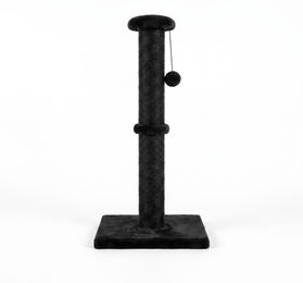 IvoQ Kratzbaum für Katzen Schwarz 90x40x40 cm mit Spielball und Sisal – Bild 1 von 1
