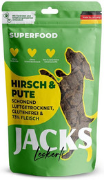 Produktbild von JACKS Splitter Soft Hirsch & Pute - 90 g