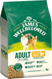 Produktbild von James Wellbeloved Adult Cat Hypoallergenic Truthahn & Reis - 4 kg
