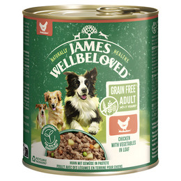 Produktbild von JAMES WELLBELOVED Adult Getreidefrei Huhn Nassfutter - 6 x 800 g