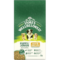 Produktbild von James Wellbeloved Junior Dog Hypoallergenic Truthahn & Reis - 12 kg