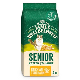 Produktbild von James Wellbeloved Senior Cat Trockenfutter mit Truthahn & Reis - 4 kg