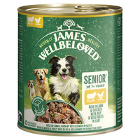 Produktbild von James Wellbeloved Senior Dog Hypoallergenic Lamm & Huhn - 24 x 800 g