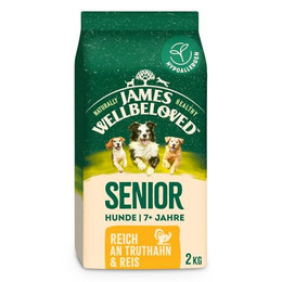 Produktbild von James Wellbeloved Senior Dog Hypoallergenic Truthahn & Reis - 2 kg
